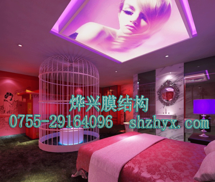 室內(nèi)軟膜天花背景墻，唯美得發(fā)光