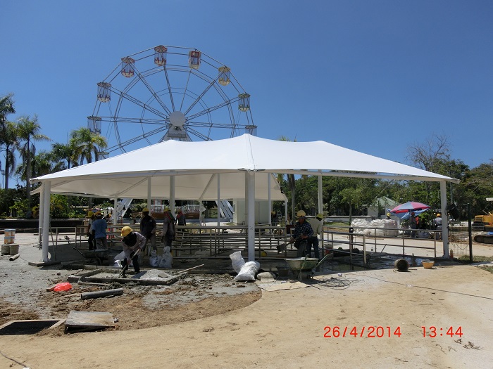 Royal Brunei Jerudong Park amusement park canopy